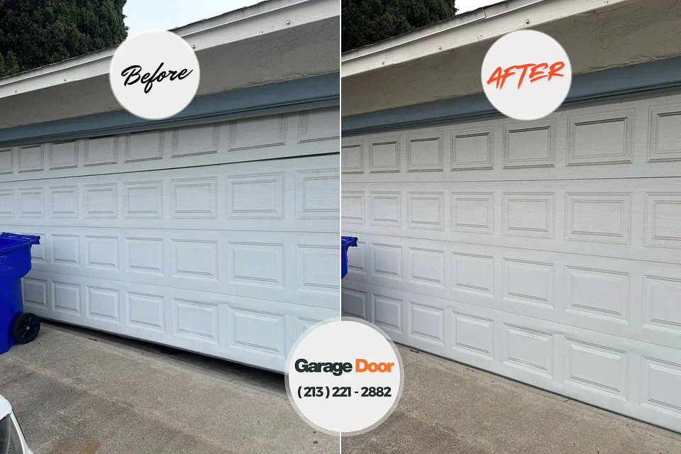 Before and after: Garage Door Installation & Replacement Cheverly, MD
